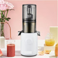 Small Mini Juice Machine Portable Juicer Extractor with Net Juice Dregs Separation Compact Blender (Blue Size E)(WhiteAU)