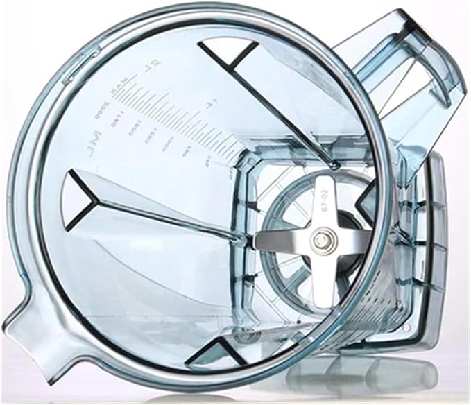 Blender Cup Compatible For TWK 767 TM 800 JTC Compatible For Omniblend Mixer Container Jar Jug Pitcher Bottom With Blades Lid Upper Body Easy Clean