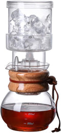 Ice Drip Coffee Pot Glass Coffee Maker Regulatable Dripper Filter Cold Brew Pots Percolators Espresso Coffee Summer Hand Punch Tool 400ML