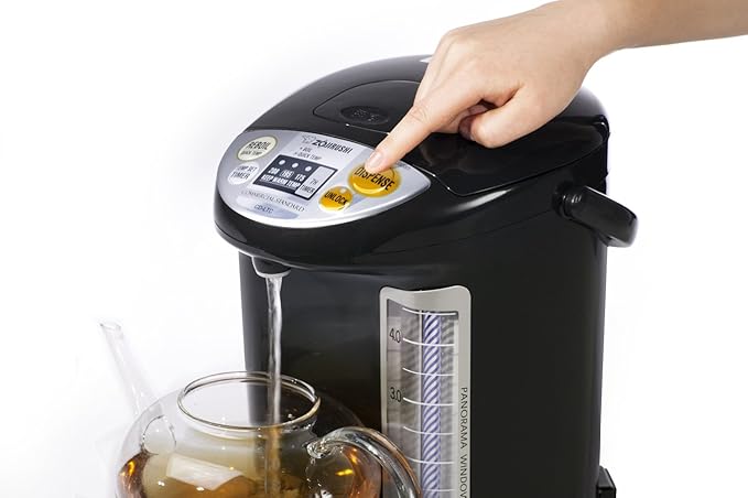 Zojirushi NS-TSC18 Micom Rice Cooker and Warmer 10-Cups &amp CD-LTC50-BA Commercial Water Boiler And Warmer Black