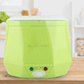 24V 1.6L Multifunctional Electric Rice Cooker Mini Travel Food Steamer Portable Meal Heater Food Warmer for Both Home And Trucks To Cook Rice Porridge Nutritious Eggs Warm Dishes (Green)