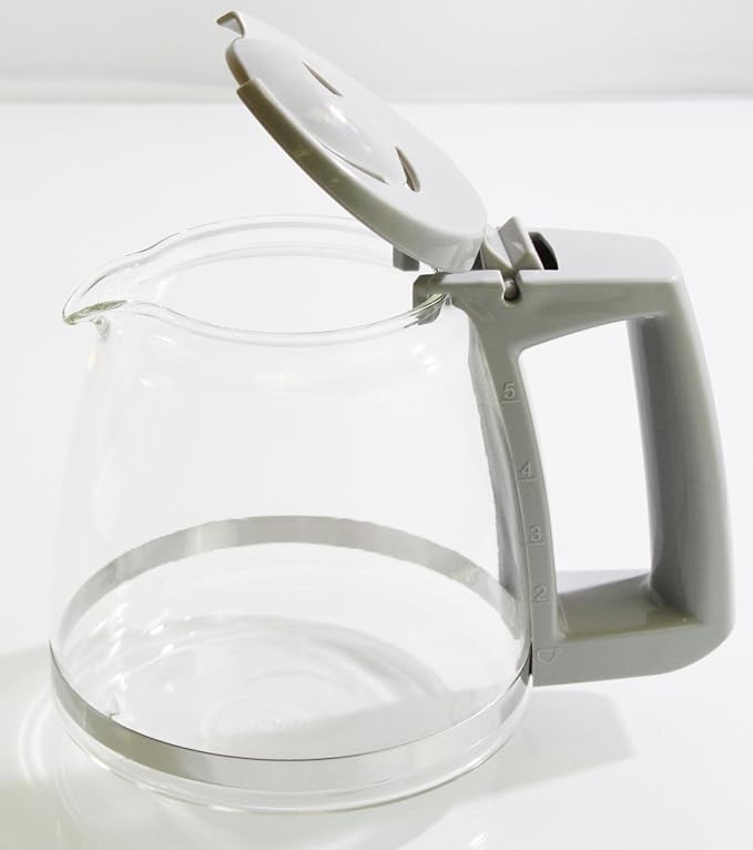 Melitta Single 5 M 720-1 Coffee Filter Machine Glass Pot Drip-Stopper Turns Off Automatically weiß/grau