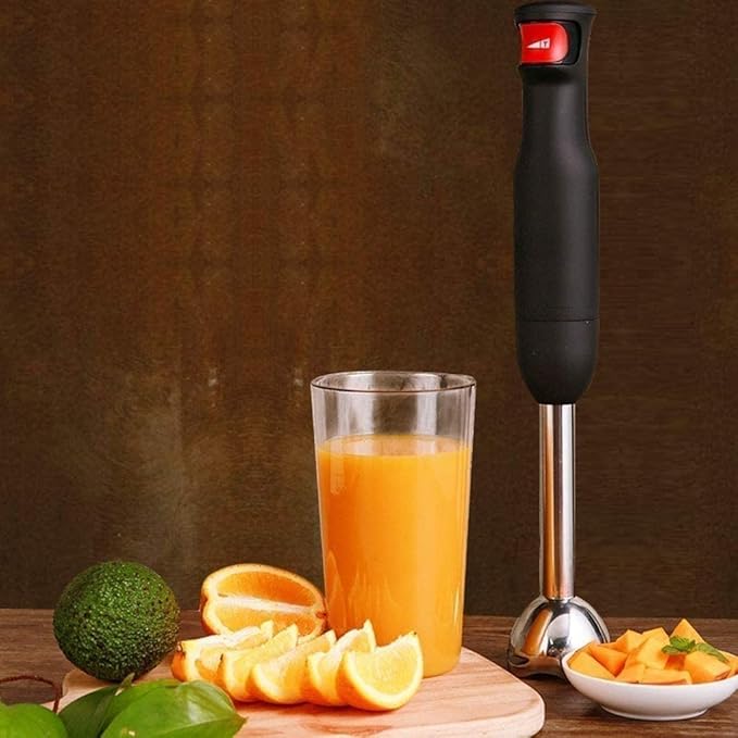 Hand Blender with Stainless Steel Blades Powerful Electric Ice Crushing 7-Speed Control Handheld Food Mixer Purees Smoothies Shakes Sauces &amp Soups