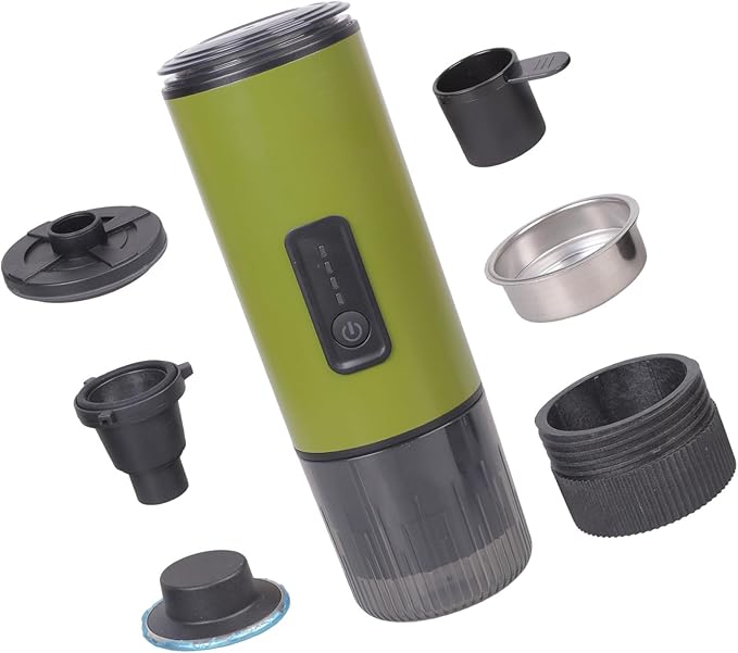 Transportable Combined Coffee Machine with 7500mAh Battery 20 Club Pressure Fast Heating for Travel Backpacking Office Use Mobile Medication Coffee Machine