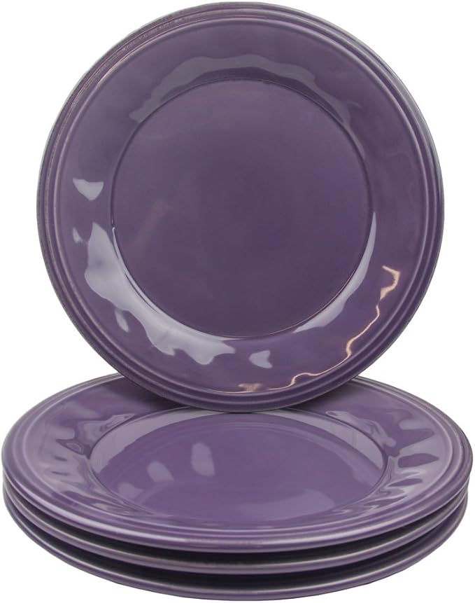 16 Piece Purple Stoneware Set