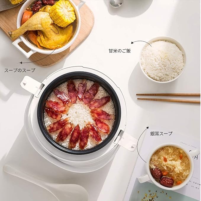 Electric cooker Rice Cooker Home Insulation Function Quality Inner Pot Spoon Steamer And Measuring Cup Mini Dormitory (A) (A)