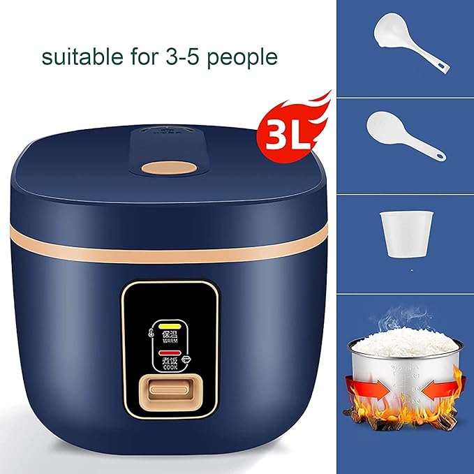 Rice Cooker Household Multifunctional Old-Fashioned Rice Cooker Intelligent Heat Preservation and One-Button Switch(A) (A)
