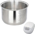Rice Cooker 10 Cup Inner Pot Compatible with Tiger JBV-A18UNon-Stick 304 Stainless SteelRice Cooker Rplacement PotDishwasher Safe