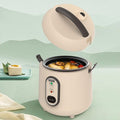 Mini Rice Cooker - Student Dormitory Rice Cooker Multifunctional Rice Cooker For One Person Electric Rice Cooker With Spherical Inner Pot Includes Steamer Insert Spoon And Measuring Cup(2L)
