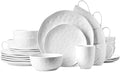 Stone lain Ivy Porcelain Dinnerware Set 24-Piece Service for 6 White