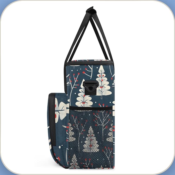 Cartoon Tree Coffee Maker Carrying Bag Dreamy Tree Travel Storage Bag Compatible with K-Mini or K-Mini Plus Single Serve Coffee Brewer Carrying Case with Multiple Pockets &amp Shoulder Strap
