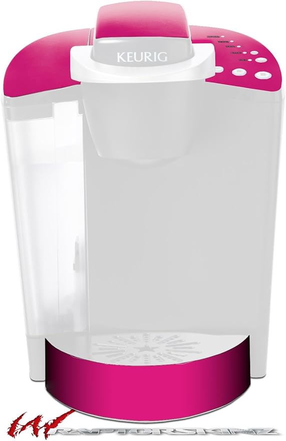 Decal Style Vinyl Skin compatible with Keurig K40 Elite Coffee Makers Solids Collection Hot Pink (Fuchsia) (COFFEE MAKER NOT INCLUDED)