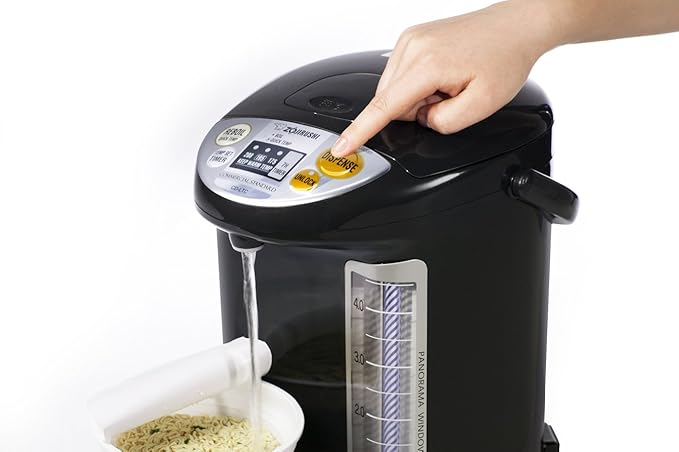 Zojirushi NS-TSC18 Micom Rice Cooker and Warmer 10-Cups &amp CD-LTC50-BA Commercial Water Boiler And Warmer Black