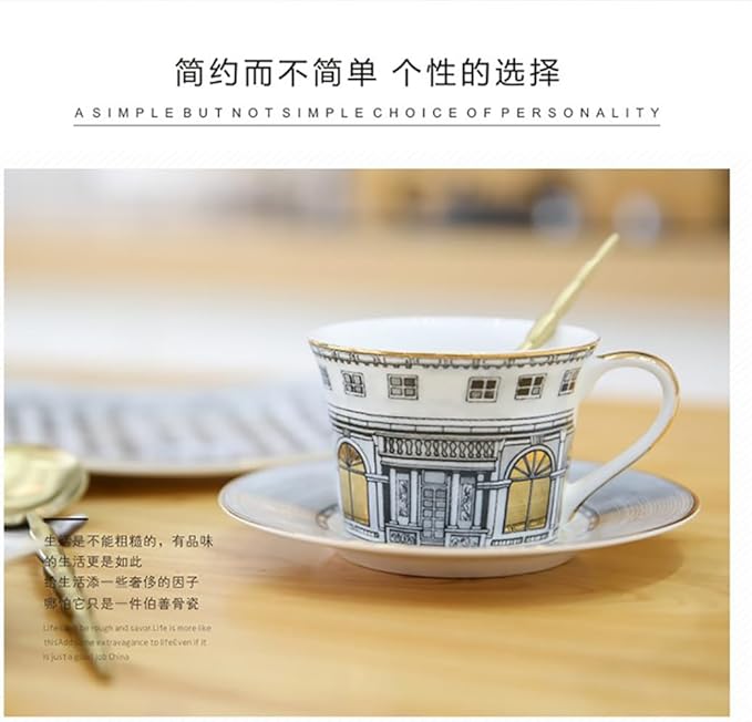 24-piece dinnerware sets dish set for 6 bone china round plates kitchen dish set with dinner plates and cup dishwasher safe lightweight for housewarming party daily use
