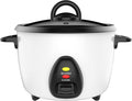 Uniware Electric Rice Cooker with Non-Stick Aluminum Pot Tempered Glass Lid Rice Paddle and Measuring Cup (5 Cup)