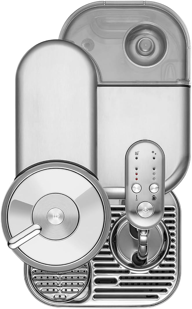 Nespresso Vertuo Creatista Coffee and Espresso Maker by Breville Brushed Stainless Steel