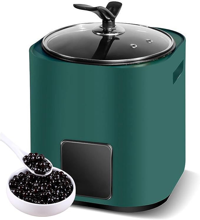 Commercial Fully Automatic Pearl Pot9L Milk Tea Boba Pot CookerMilk Tea Pearl Maker1300W Tapioca Boba Pearl Rice Pot Cooker For Milk Tea ShopIntelligent Temperature ControlSmart Touch Screen (Gr