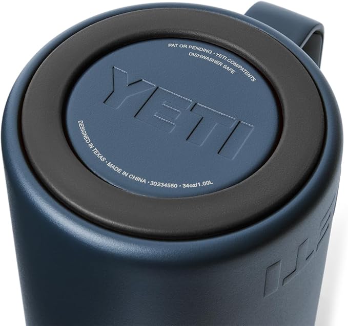 YETI Rambler 34 oz. French Press Coffee Maker with GroundsControl Filter Navy
