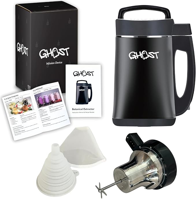 Ghost Infuser - Herbal Botanical Extractor and Oil Infusion Machine - Fully Customizable Settings - Easy to Use to Make Your Own Infused Oil Edibles &amp Treats
