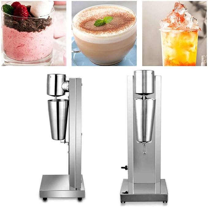 Electric Milkshake Blender Machine Smoothie Mixer Commercial Ice Cream Maker 650ml 180W (180W 650ml)