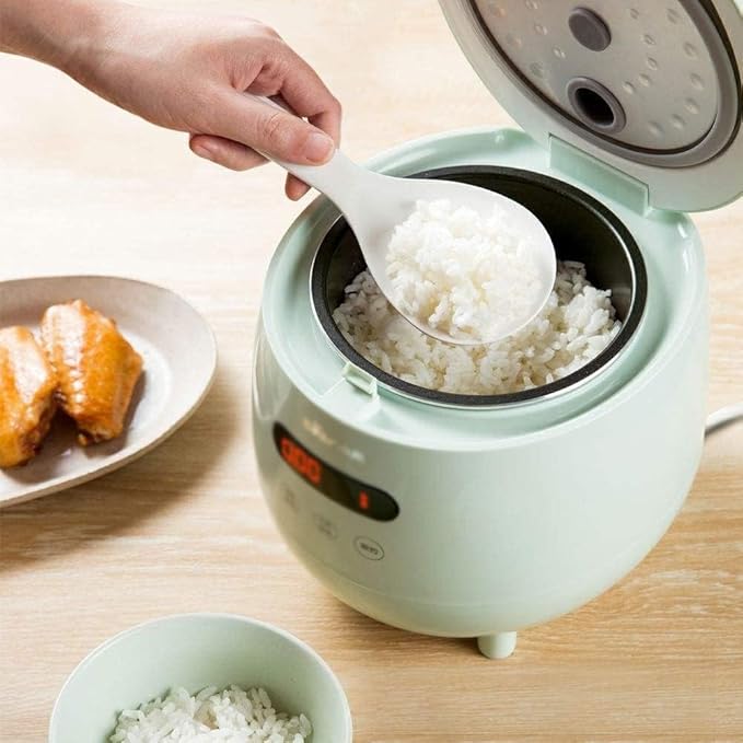 Rice Cooker 1.2L Electric Rice Cooker Automatic Multi Cooker Mini Portable Cooking Pot with Reservation(A)