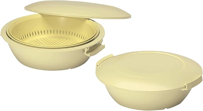パール金属(PEARL METAL) CC-1145 Microwave Cooker milky yellow