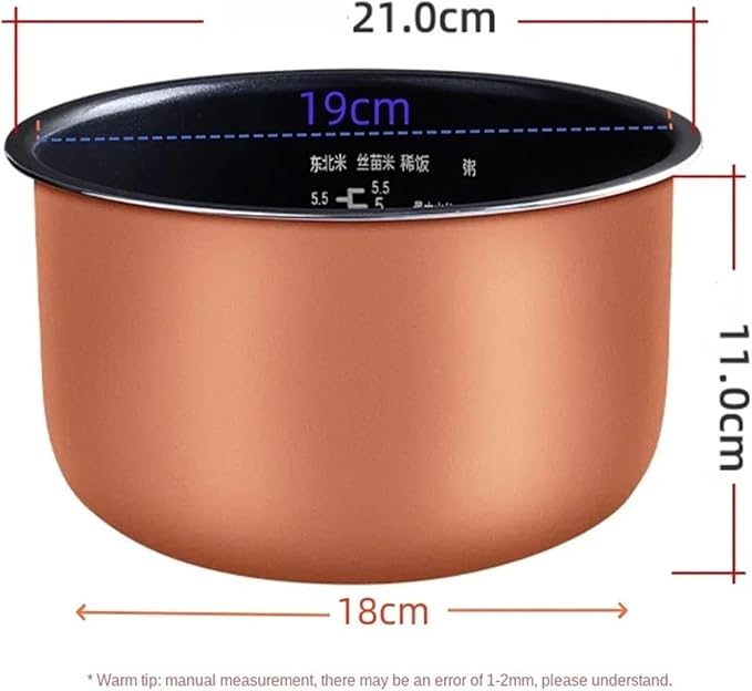 Compatible With Midea. Rice Cooker 3L Inner Pot MB-FS3017/YJ308J/FS3018Q/WYJ301/YJ30ED