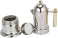 Coffee Press Coffee Maker Stovetop Espresso Maker for Espresso Coffee Stainless Steel Easy to Use And Clean Pots