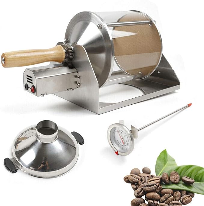LOYALHEARTDY Gas Coffee Roaster Household Coffee Bean Baker DC 12V Coffee Roaster Machine for Homeuse/Commercial Use