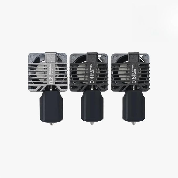 Hotend for BambuLab X1C/P1P/P1S Series Complete Hotend 0.4mm Hardened Steel Hotend for Bambu X1C(X1 0.4mm Complete)
