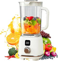 Portable Blender 600ml personal blender Cordless Smoothie Maker with 10-Blade 304 Stainless Steel 3000mAh Rechargeable Battery BPA-Free 2 Speed Settings