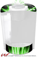 Decal Style Vinyl Skin compatible with Keurig K40 Elite Coffee Makers Lightning Green (COFFEE MAKER NOT INCLUDED)
