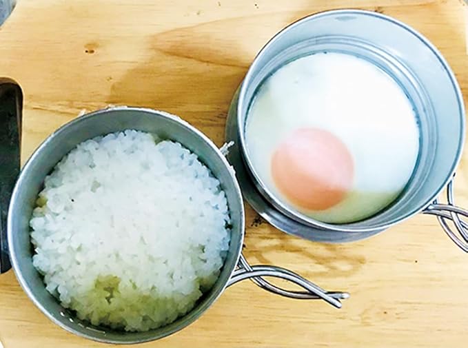 2-Way Rice Cooker 1 Cup with Scale Storage Bag Made in Japan Solo Rice Cooker