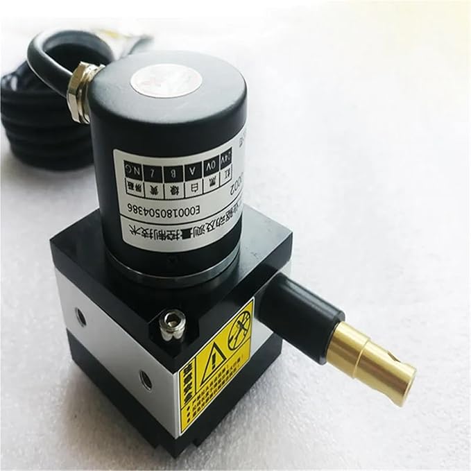 ES02 Pull Wire Displacement Pull Rope Sensor Drawstring Encoder Electronic Ruler(Stroke Within 1200mm(600 Pulse)