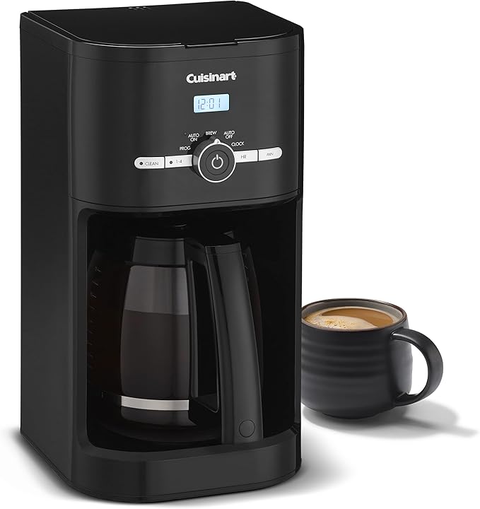 Cuisinart 12-Cup Programmable Coffeemaker Bundle with Gold Tone Filter