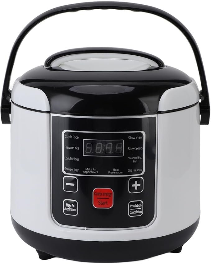 Portable Non Stick Mini Rice Cooker with Insulation Function for Travel 12V Car Food Grade Material