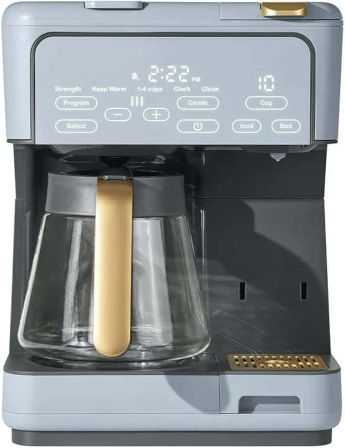 Programmable 12-Cup &amp Single-Serve Multi-Brew Coffee Maker Digital Controls Large Capacity Easy to Use