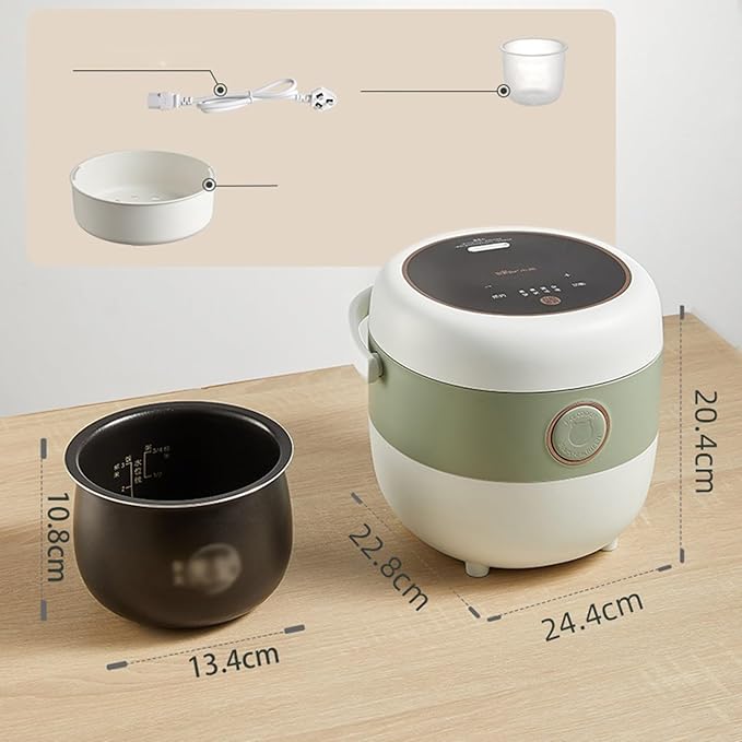 Rice Cookers Electric Rice Cooker Household Mini Multi-Function Heat Reservation Cooking Porridge Small Rice Cooker 1-2 People Rice Maker