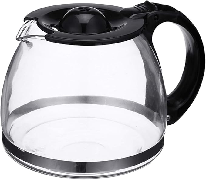 Household Electric Coffee Maker 600ml - Drip Pot for 4-6 Cups | Black Kitchen Appliance