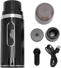 Zerodis Portable Electric Machine Travel Coffee Maker for Camping Mini Rechargeable Self Heating Coffee Maker for Car Travel Camping Home Outdoor Use
