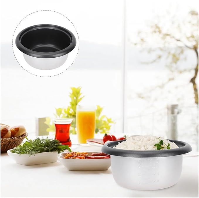 Compatible For Non Stick Rice Cooker Liner Alloy Material Electric Accessories Cooking Pot Inner Kitchen Cookware Parts(23.5x18.5cm)