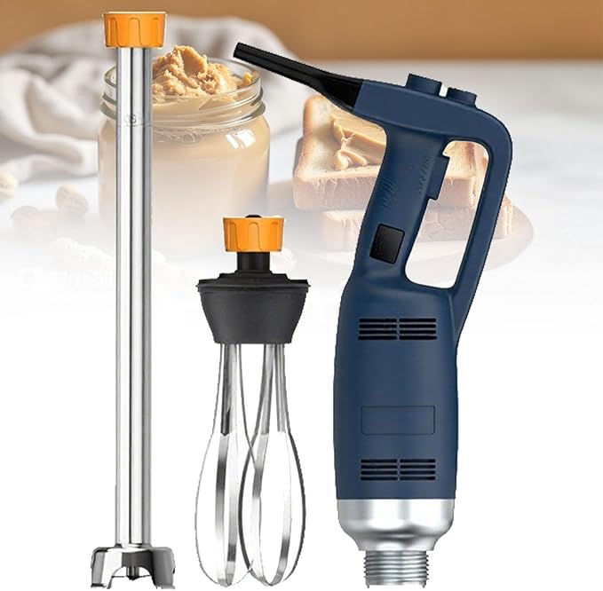 Commercial handheld blender high power continuously variable speed stainless steel blades multi-functional portable blender suitable for soups sauces mashed potatoes cream etc.
