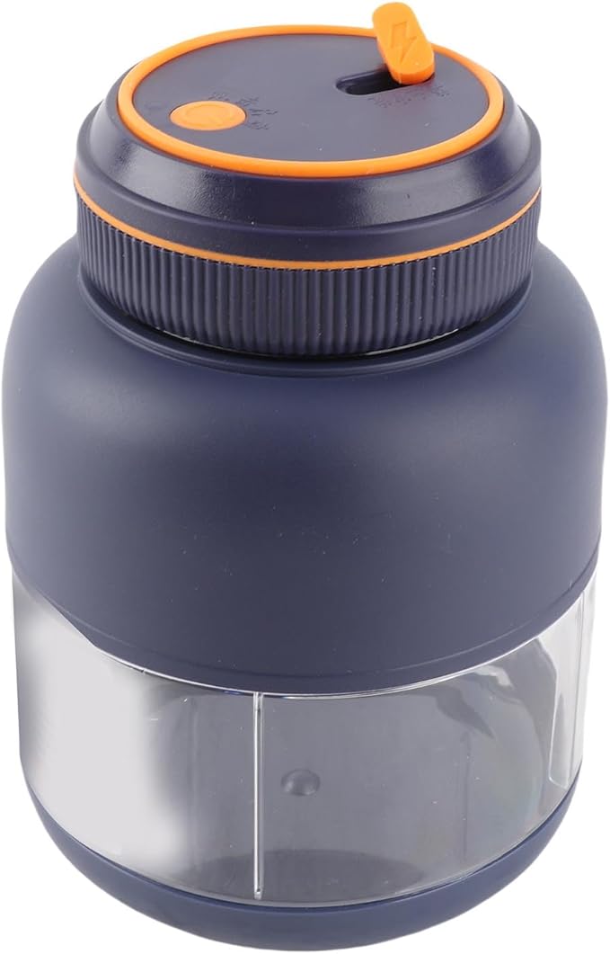 Dpofirs Personal Blender Rechargeable Handheld Fruit Mixer Leakproof High Speed Self for Smoothies Shakes Juices (Blue)