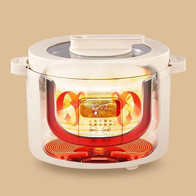 Rice Cookers Electric Rice Cooker Household Multi-Function Micro-Pressure Smart Porridge Multi-Function 4-5 People Cooking Ceramic Low Sugar Rice Maker