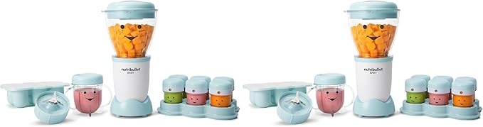 NutriBullet NBY-50100 Baby Complete Food-Making System32-OzWhiteBlueClear(Pack of 2)