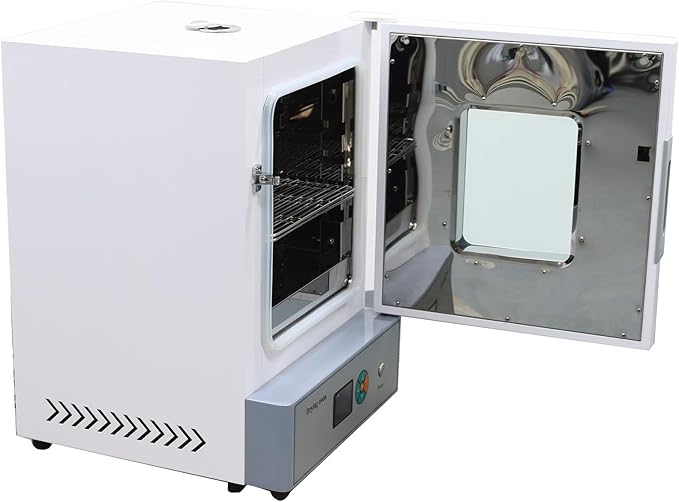 Lab Forced Air Convection Drying Oven RT+50-572℉ Drying Oven 45L Lab Industrial Digital Forced Drying Oven 110v 1KW Grey