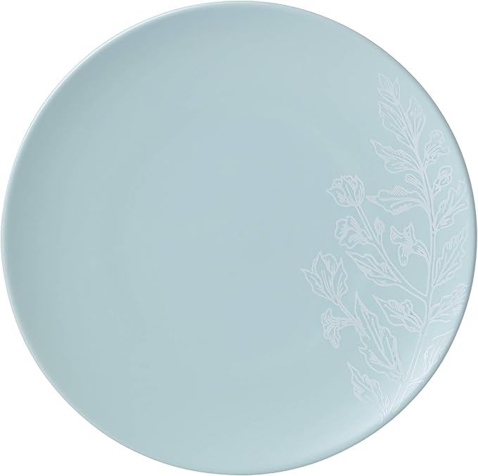 Oneida 897393 Roseto 12-Piece Dinnerware Set French Blue