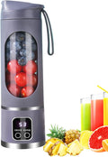Personal Juicer450ml Wireless Mixer with LED Display | Portable Blender Cup - for Home Gym Kitchen Beach School Camping Hiking Picnic Vacation Apartment Dorm