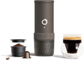 OutIn Mino Portable Electric Espresso Machine Mini Camping Coffee Maker for Travel Pocket Sized Coffee Machine Self-Heating Ground Coffee &amp NS Capsule Adapter For Adventure