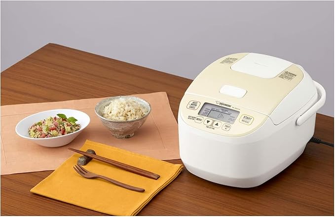 Zojirushi NL-DCC10CP Micom Rice Cooker &amp Warmer 5.5 Cups Pearl Beige
